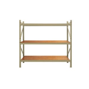 System 800 shelving with wood decks