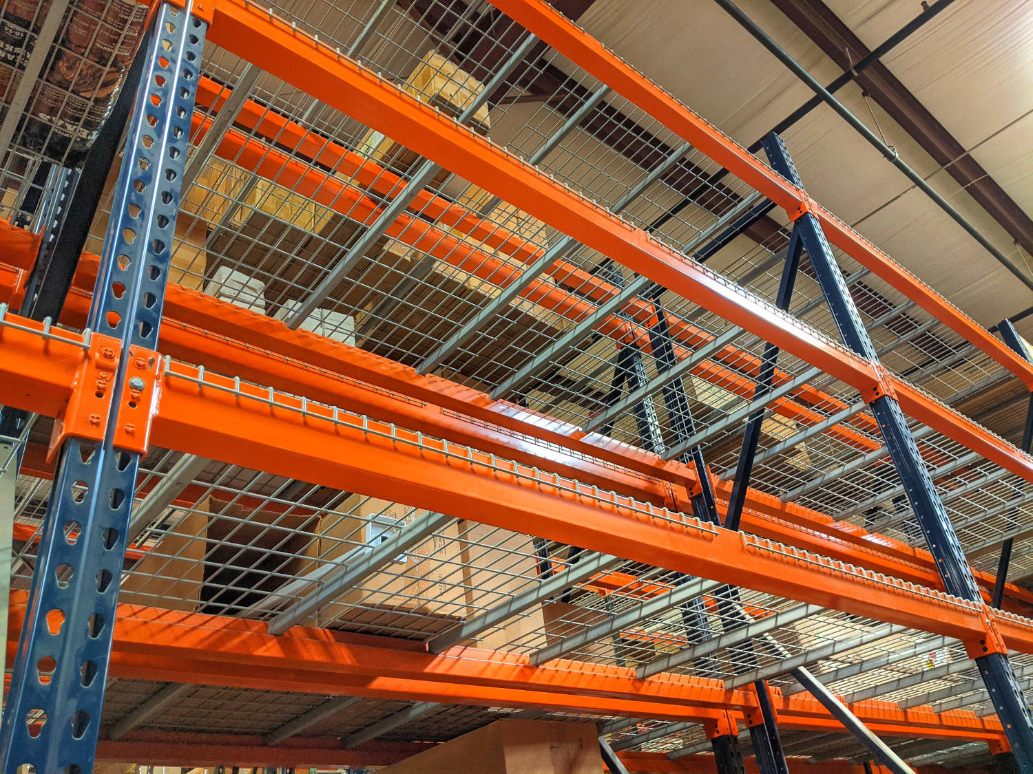 Used Wire Decking For Pallet Racks