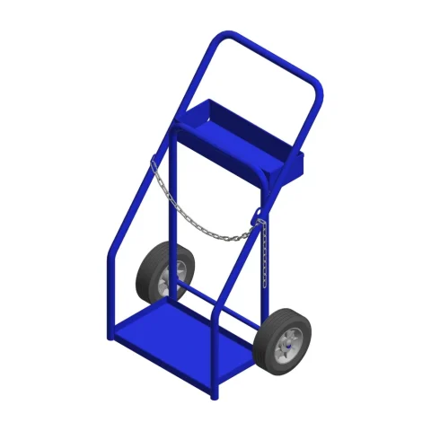 CC4 double cylinder cart with tool tray