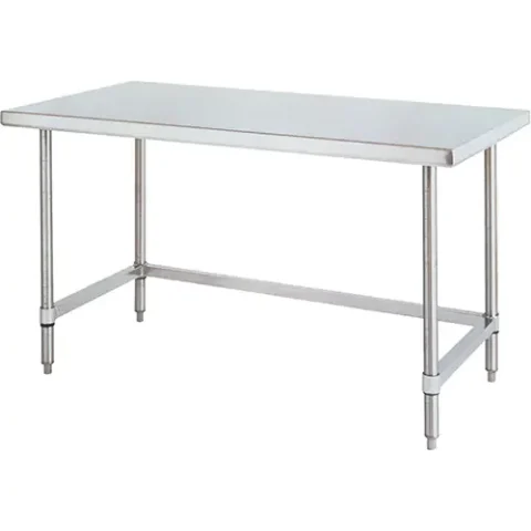 Heavy-Duty Stainless Steel Workbenche 3-sided frame 60 x 30 x 34