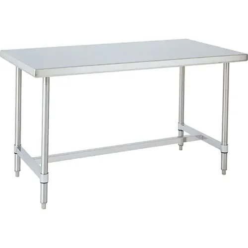 Heavy-Duty Stainless Steel Workbenche h-frame 96 x 30 x 34