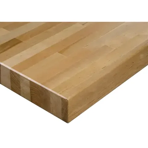 Laminated Hardwood Workbench Top square edge, 1-3/4 in 24 x 48