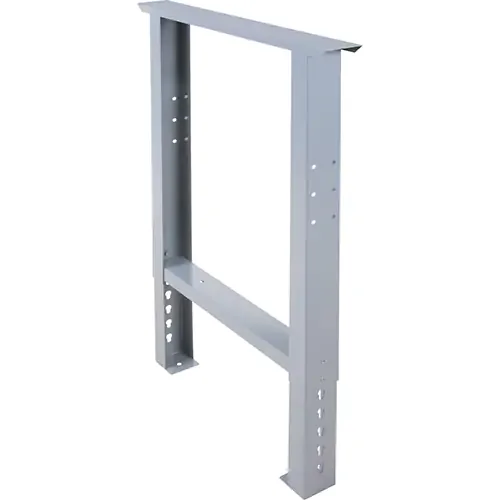 Workbench Legs, Leg Kits and Stringer industrial-duty single leg for 24-in-deep top