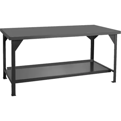 4,000-lb Steel Workbench with Lower Shelf 48 x 30 x 34 4,000 (shelf 500)