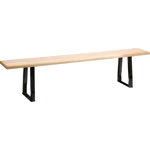 Locker Room Benches JRBL871: top Wood; l × w × h (in) 48 × 9-1/2 × 16-1/2; weight (lbs) 23