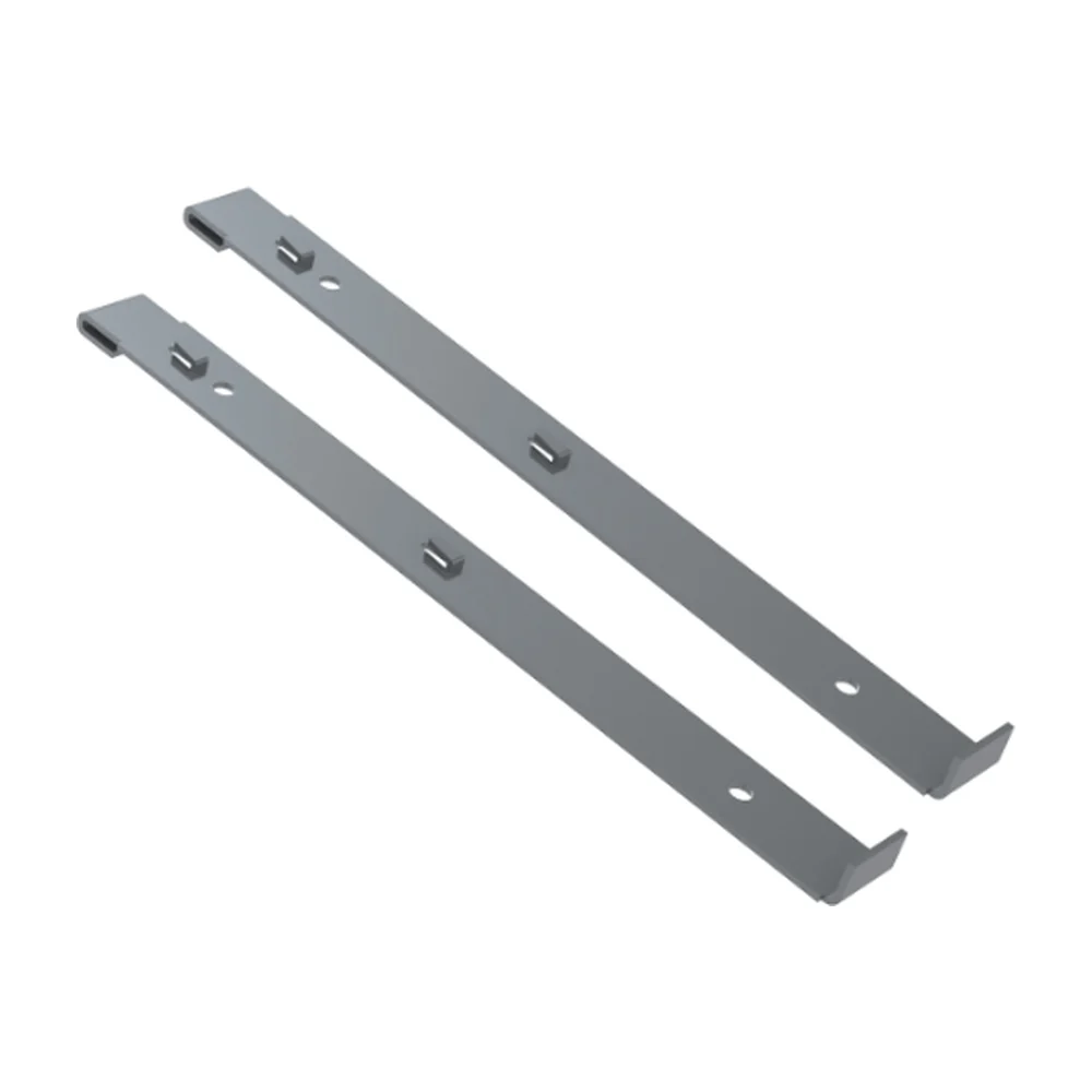 Suspension straps for hanging steel cabinets