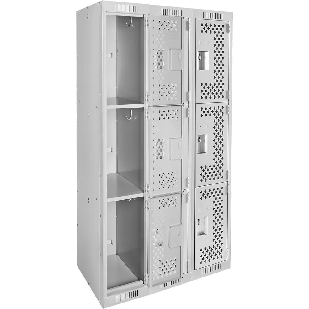 Ventilated Perforated Steel Lockers – JB Equipment