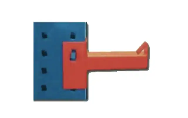 Cantilever arm with a welded wedge-shaped stop