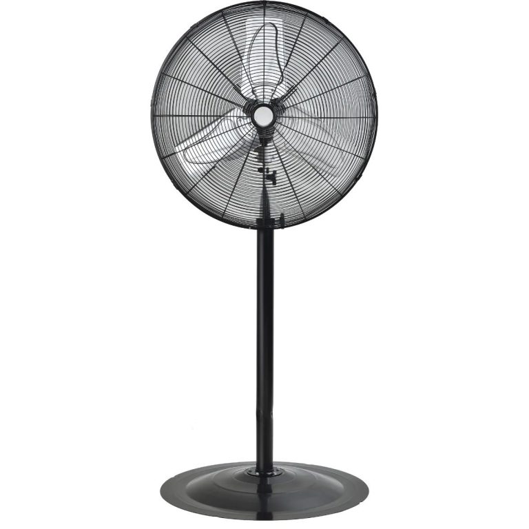 JEBA643 24 inch industrial-duty oscillating pedestal fan