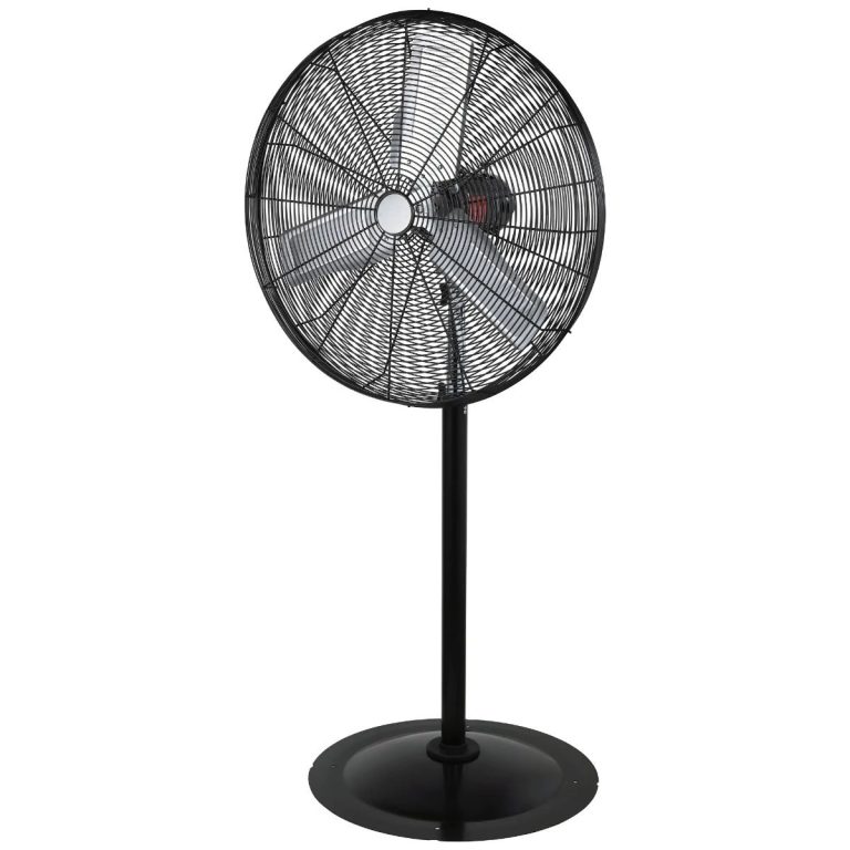 JEBA666 30 inch heavy-duty oscillating pedestal fan