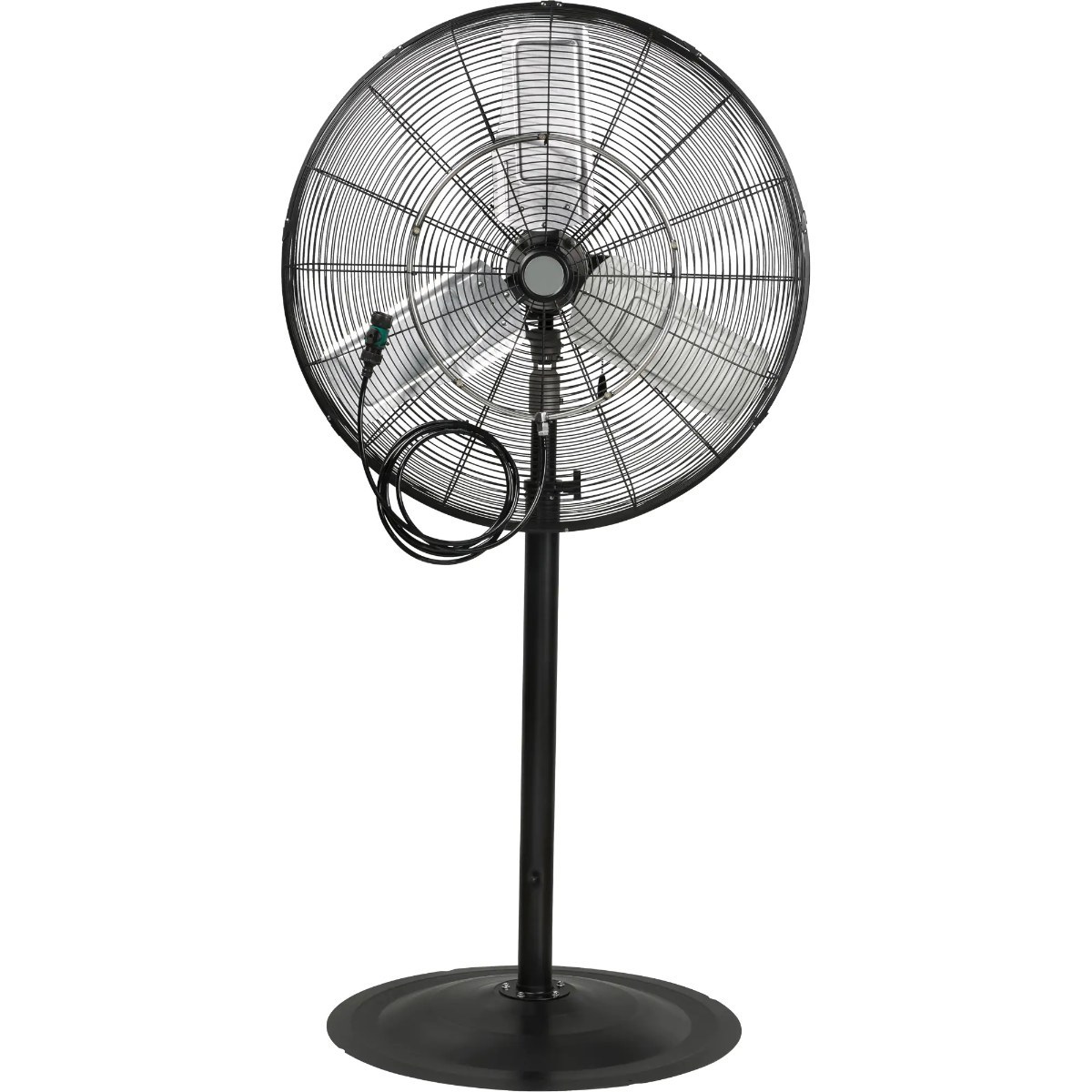 JEBA829 30 inch misting oscillating pedestal fan with misting hub