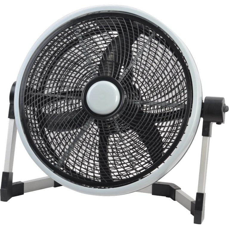 JEBB289 18 inch high velocity floor fan with aluminum base