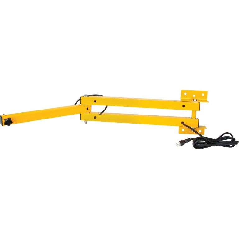 JEBB539 180 degree double locking fan arm with 2 receptacles