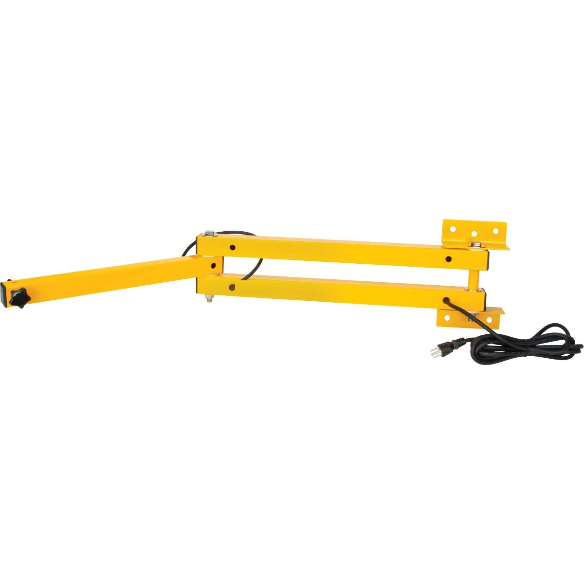 JEBB539 180 degree double locking fan arm with 2 receptacles