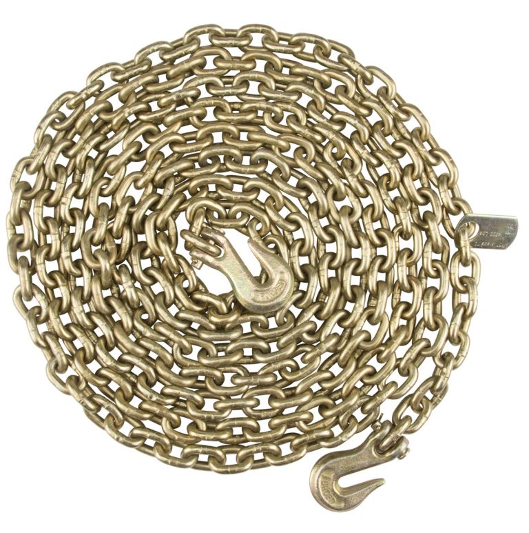 JLBU982 20 ft 5/16 inch Grade 70 pull chain with grab hooks