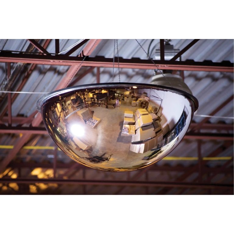 JSBDP520 360 degree full dome mirror with closed galvanized steel top