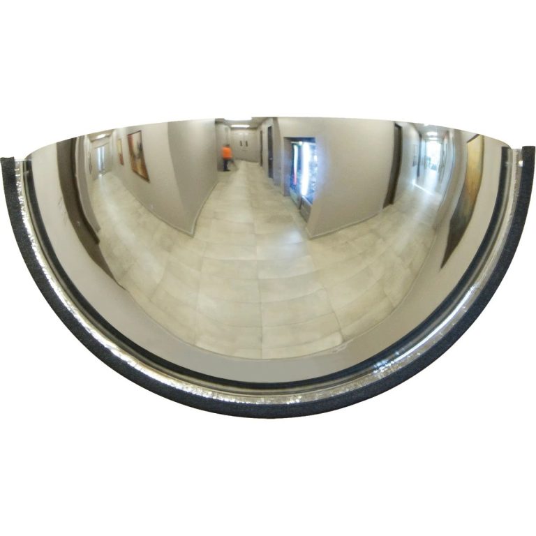 JSBDP524 180 degree half dome mirror with closed top