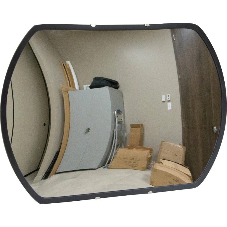 JSBGI561 roundtangular convex mirror with galvanized steel back