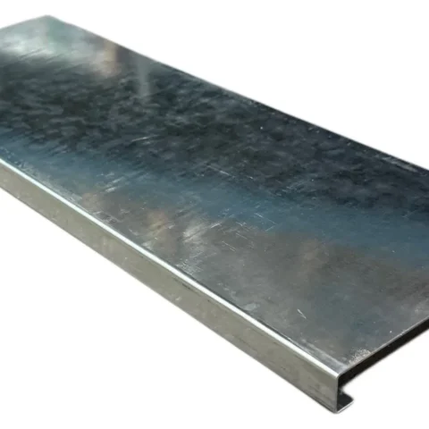 Galvanized steel shelf pan for System 800 shelving
