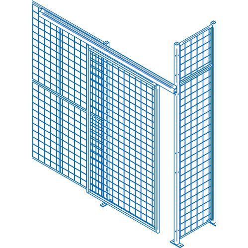 Wire partition sliding gate diagram