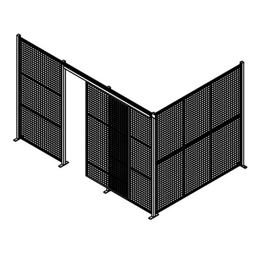 Type B wire partition enclosure with 3 sides
